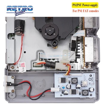 RetroScaler Rev 2.0 PS1PSU elektros Energijos Tiekimo Pakeisti PS1 Fat Konsolės Originalus Maitinimo šaltinis