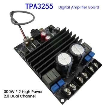 TPA3255 Šeimyna HIFI Skaitmeninis Stiprintuvas Valdybos 300W+300W Didelės Galios 2.0 Dual-Kanalų Stereo Audio Modulis