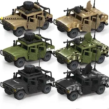 Transporto priemonės Modelio, Žaislai Kariuomenės Specialiųjų Pajėgų Transporto priemonės Blokai SWAT Karių Skaičiai Automobilių Reikmenys Plytų Vaikas Dovana