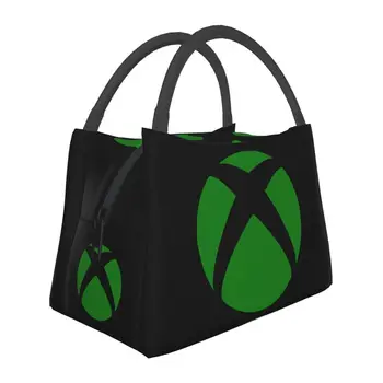 Klasikinis Xboxs Logotipas Resuable Pietūs Dėžės Žaidimas Žaidėjus Dovanos Šilumos Aušintuvas Maisto Izoliuoti Pietūs Maišą Ligoninės Office Pinic Bakas