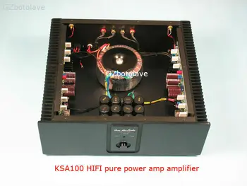 Baigė KSA100 HIFI pure power amp stiprintuvas vieno transformatoriaus klasė AB 200W+200W
