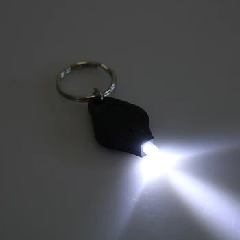 Ryškus Led Micro Šviesa Key chain Išspausti Šviesos Raktų Žiedas Kempingas Šviesos Raktas