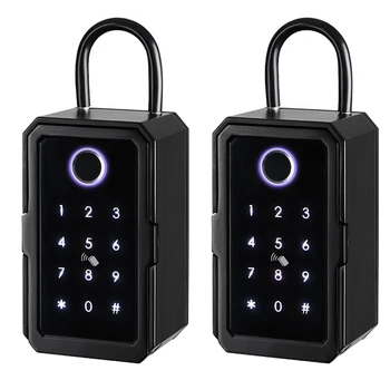 Smart Key Lock Lauke Wifi Fechadura Eletronica Vandeniui Wall Mount Pirštų Atspaudų Durų Užraktas Saugumo Seifą Banke