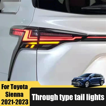 Toyota Sienna 2022 2023 2021 Per tipas uodegos šviesos surinkimo LED streamer galiniai šviesos dinaminis priedai