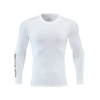 Vyriški ilgomis rankovėmis greitai-džiovinimo triko, sportinė, bėgimo sporto drabužiai, undershirt