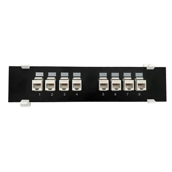 8 Ports Cat 6 Priemonė-mažiau UTP Tinklo Modulis Pleistras Skydelis RJ45 Tinklo Kabelis, Adapteris, Lizdas, Ethernet Platinimo Fram