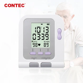 CONTEC08C Automatinis Skaitmeninis kraujospūdžio matuoklis BP Stebėti Sphygmomanometer Širdies Plakimas Norma, Pulso Matuoklis, Didelis Ekranas, Stebėti