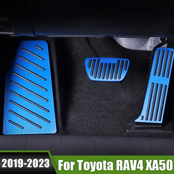 Toyota RAV4 RAV 4 XA50 2019 2020 2021 2022 2023 Aliuminio Automobilio Akceleratoriaus Kuro Stabdžių Pedalai Kojoms Pedalų Plokštelės Viršelio Pagalvėlės