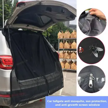 Magnetinio Siurbimo Automobilio Bagažinės tinkleliai nuo vabzdžių Automobilių skėtį nuo saulės Ekrano Ju Kamieno Ventiliacijos Tinklelio MPV VISUREIGIS Išvengti Uodų Bu